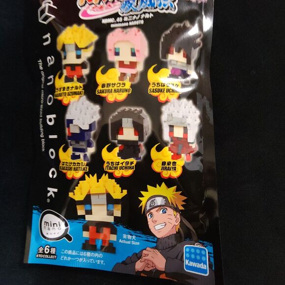 Naruto Shippuden Nanoblock Miniature - One Random Figure Per Pouch - New Sealed - Picture 2 of 3